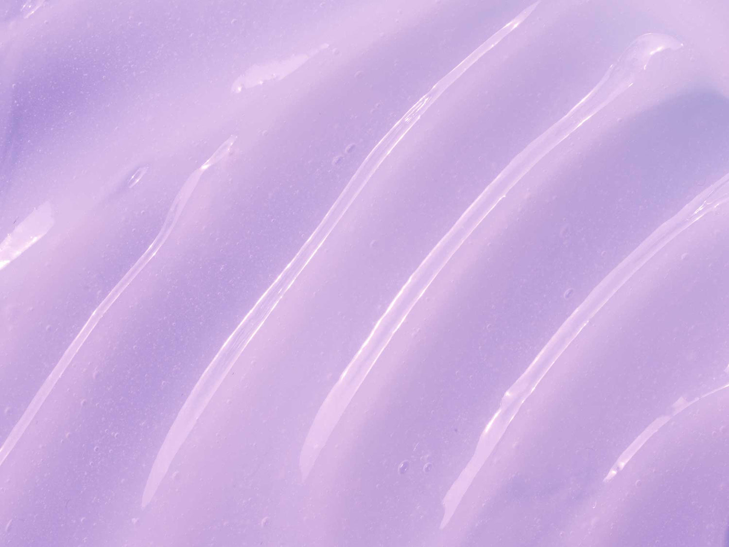 Close-up of lilac gel-texture promoting article on fine line and wrinkle dermatologist tips