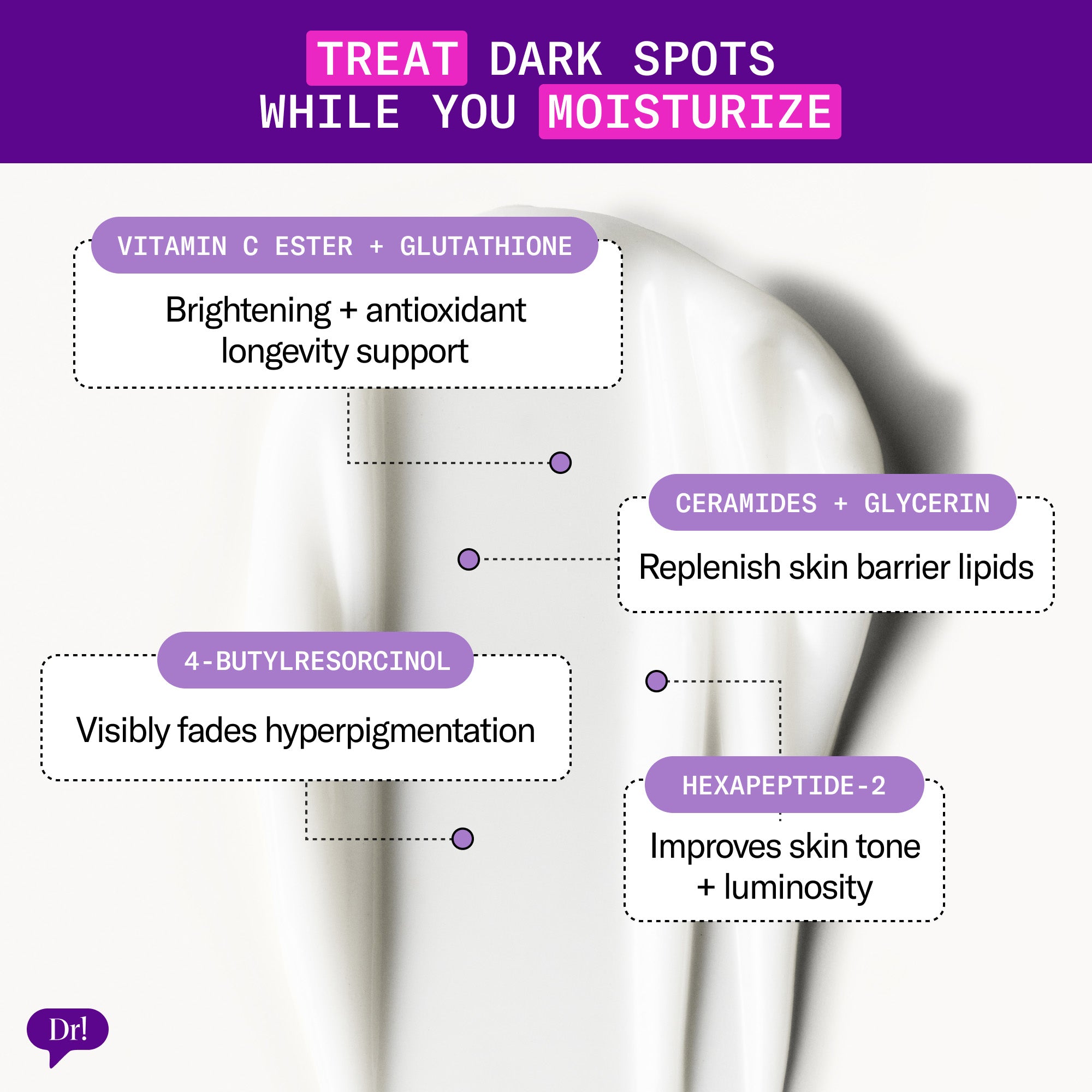 Treat dark spots while you moisturize with these actives