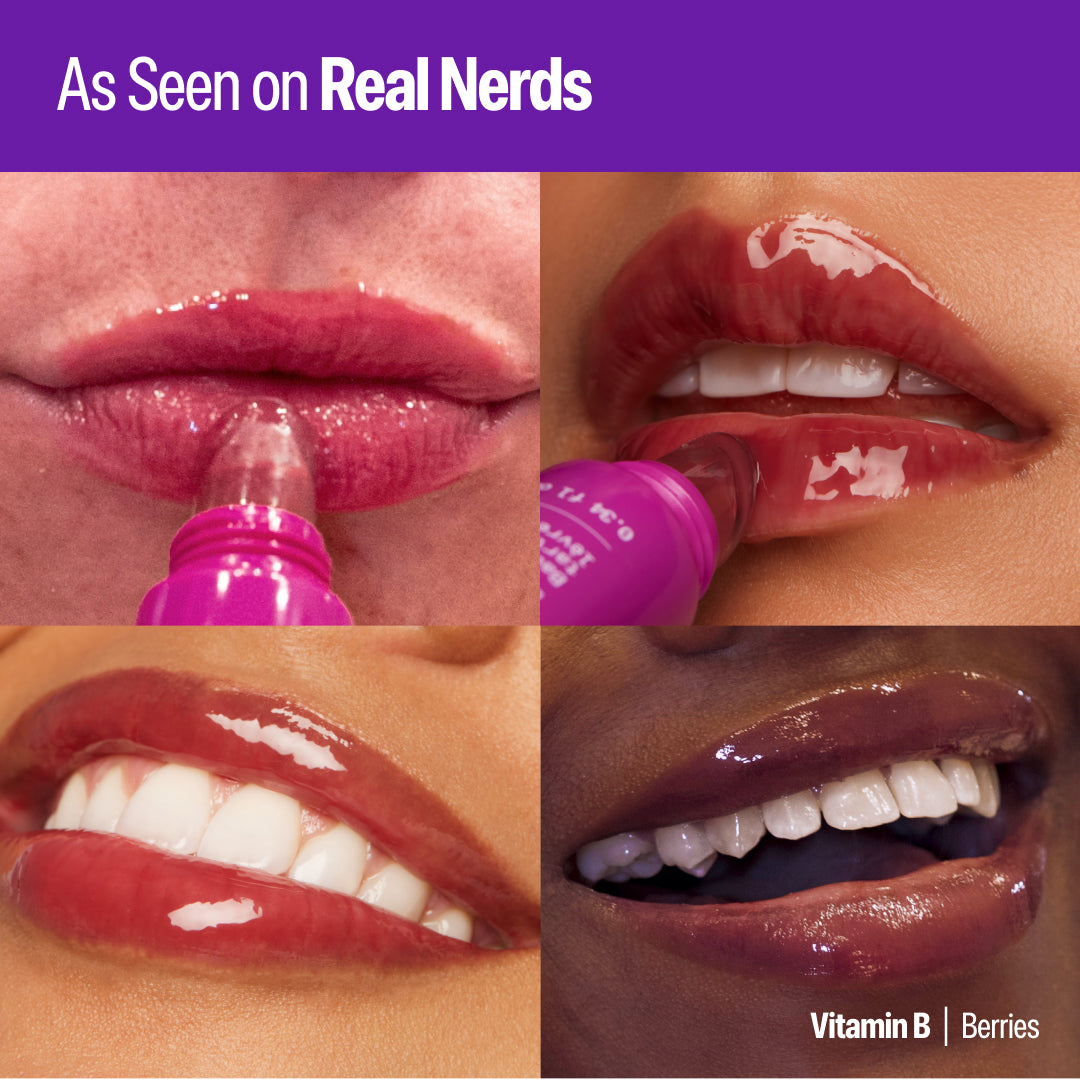 Real nerds wearing berry flavor across skin tones