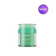 Left Un-Red CalmBack Cream by Dr. Idriss in green jar for soothing redness-prone skin