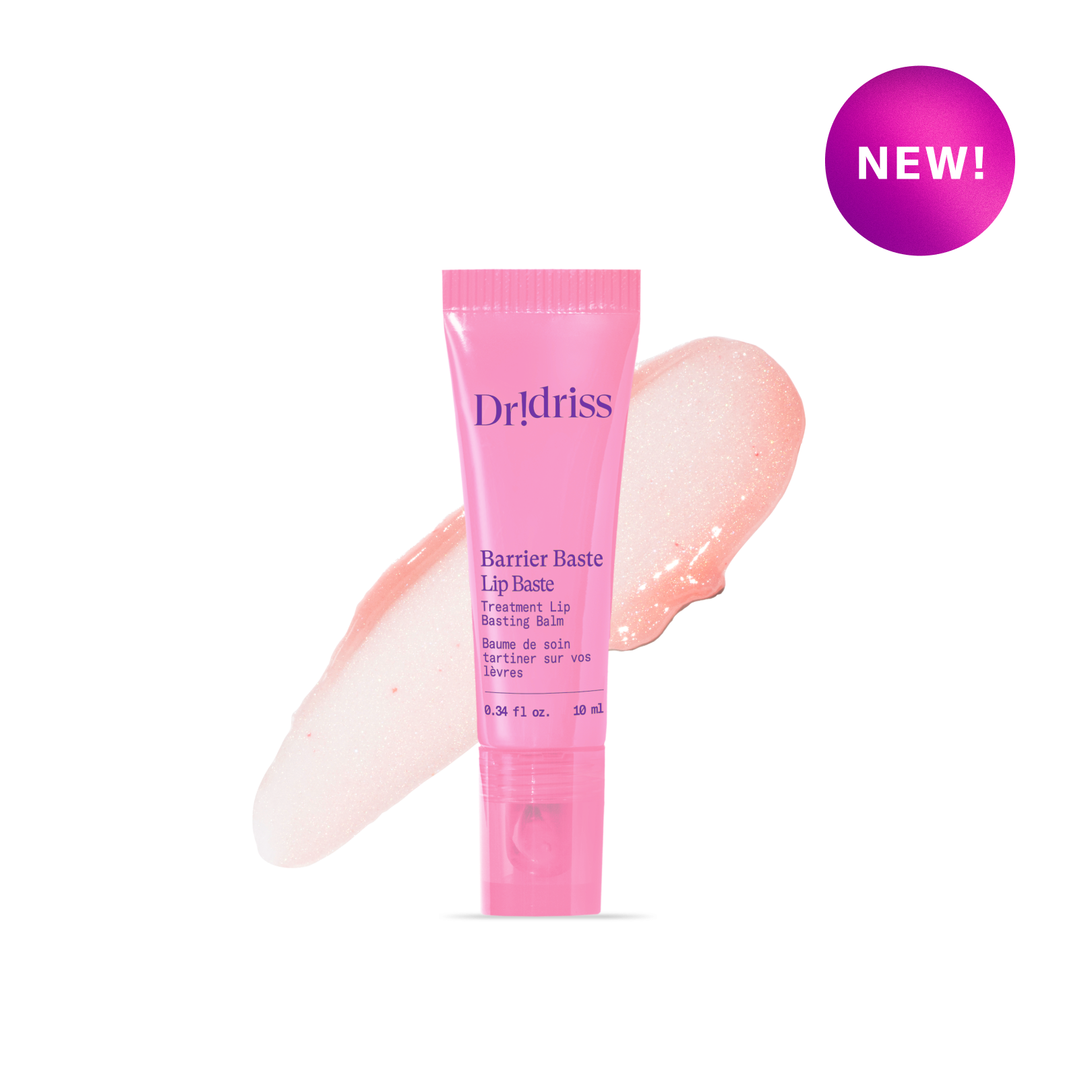 Limited-edition Dessert Barrier Baste Lip Baste with peptides and shimmery pink glow