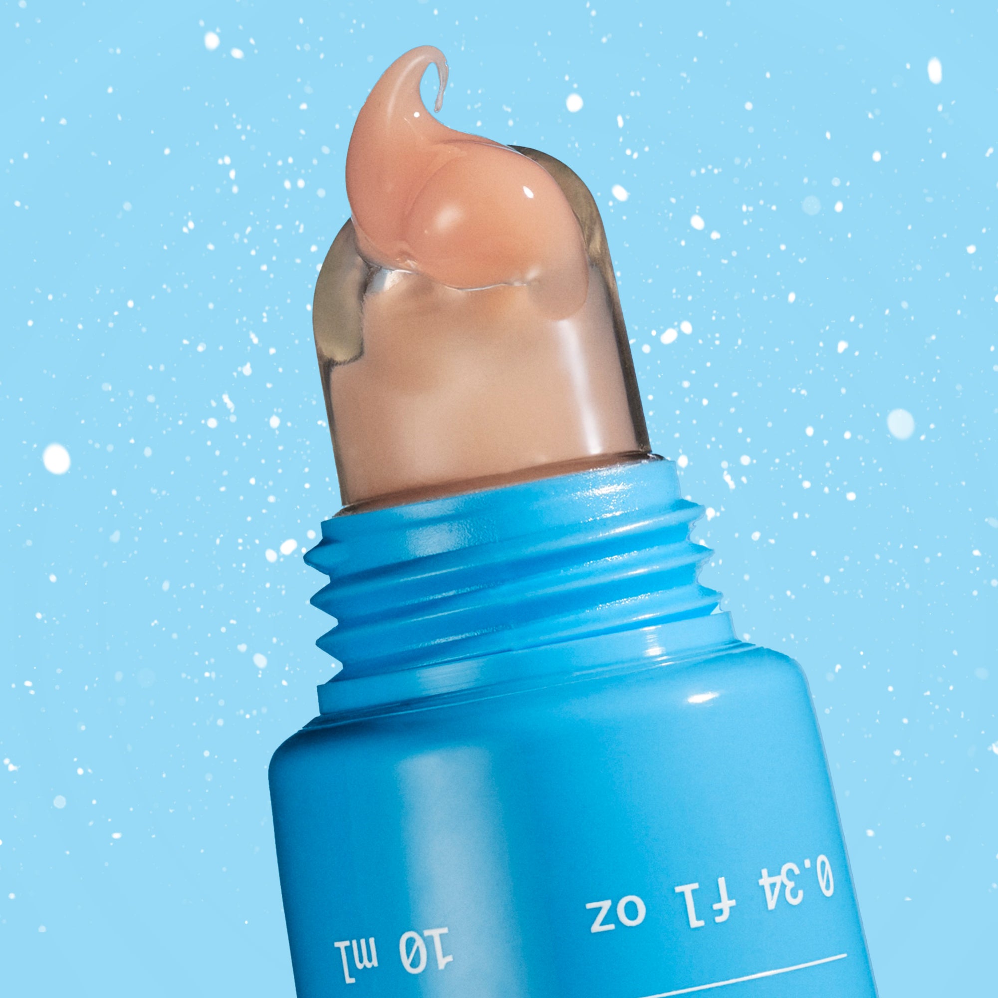 Lip baste showing the texture coming out of the tube