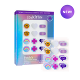 Patch It Rescue Pimple Patches pack shot, showing the pimple patches inside and outside of the box.