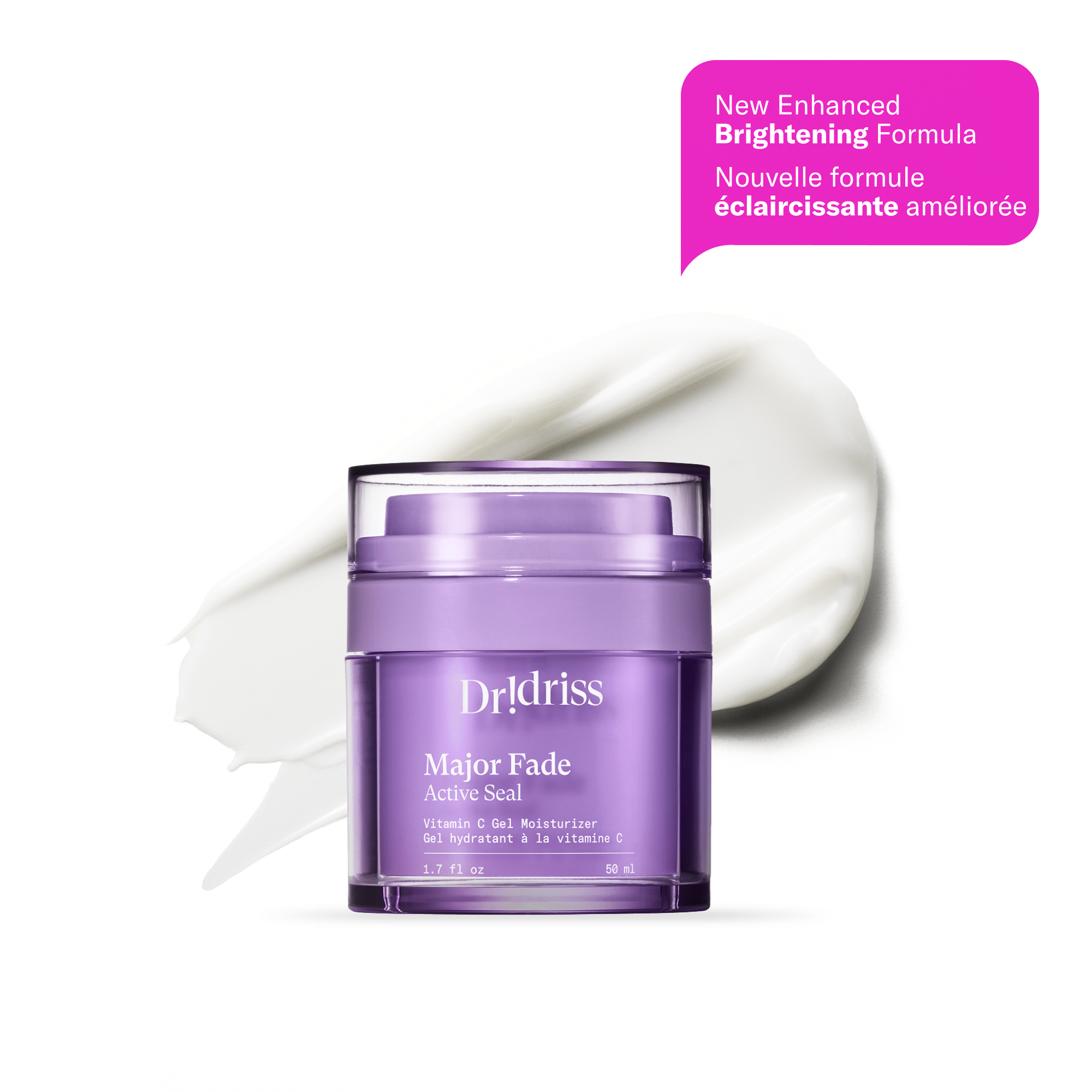 main product shot of Dr. Idriss Major Fade Active Seal's new formulation