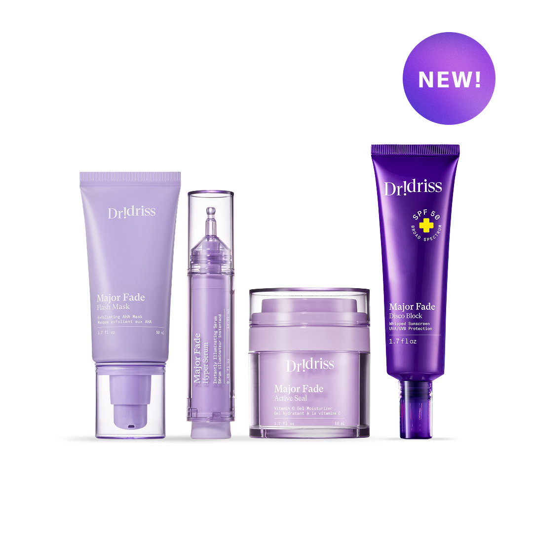 The full collection of Major Fade products