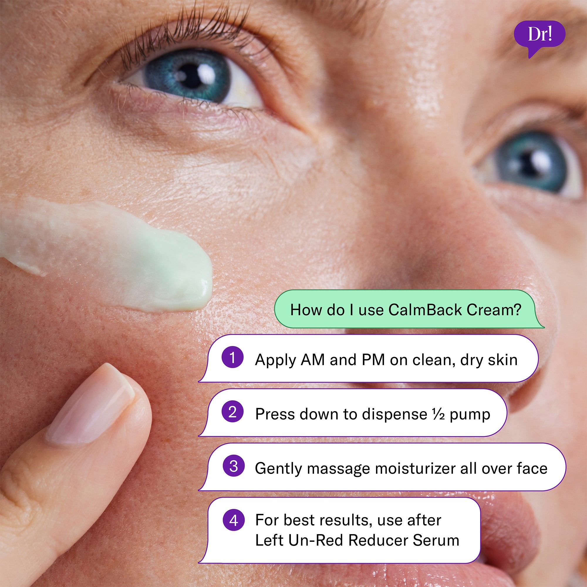 Left Un-Red CalmBack Cream – Dr. Idriss