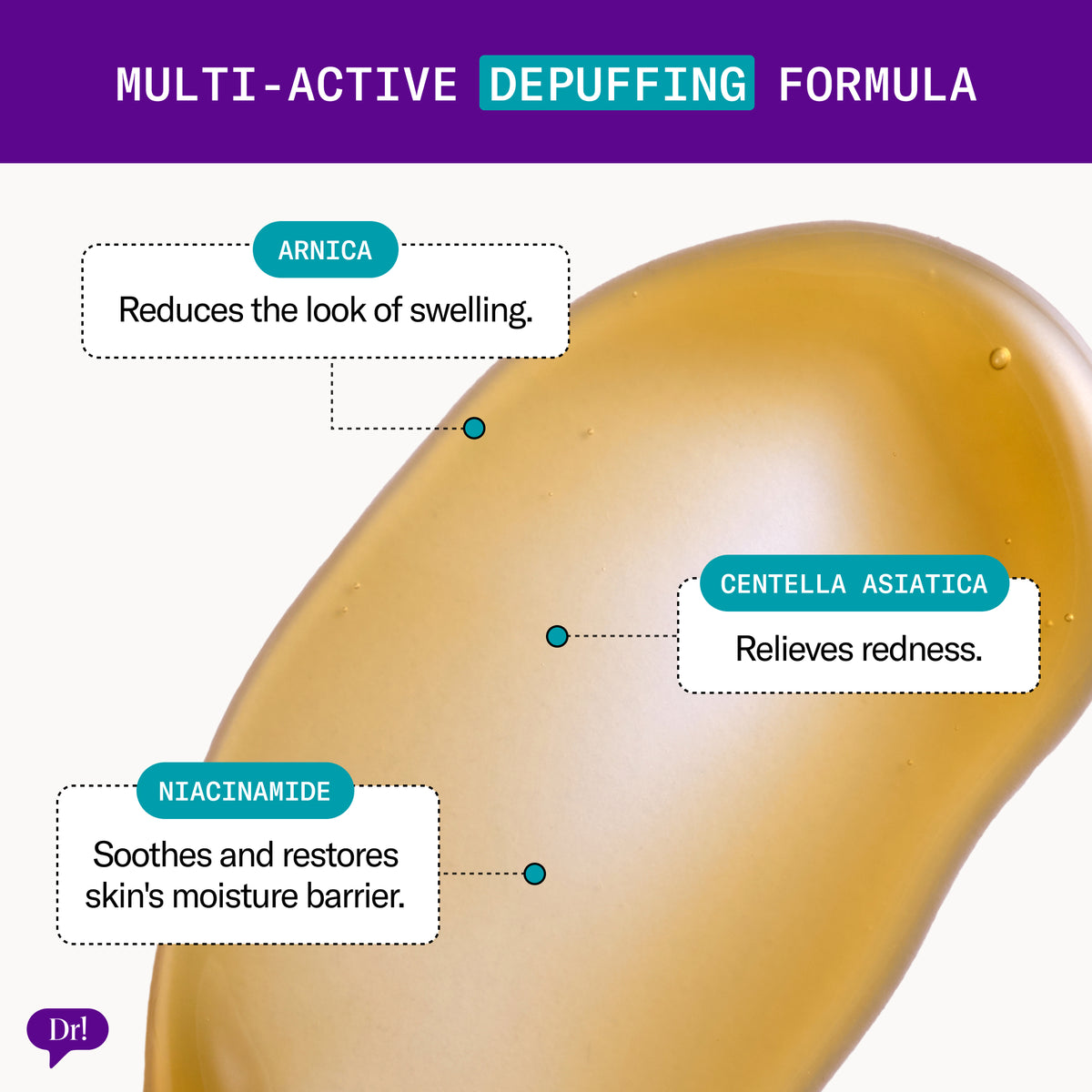 The Depuffer™ | Arnica + Niacinamide Roll-On Serum for Redness ...