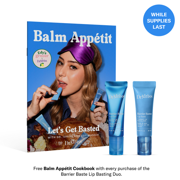 For a limited time, receive a free Balm Appétit cookbook with your purchase of the Lip Basting Duo.