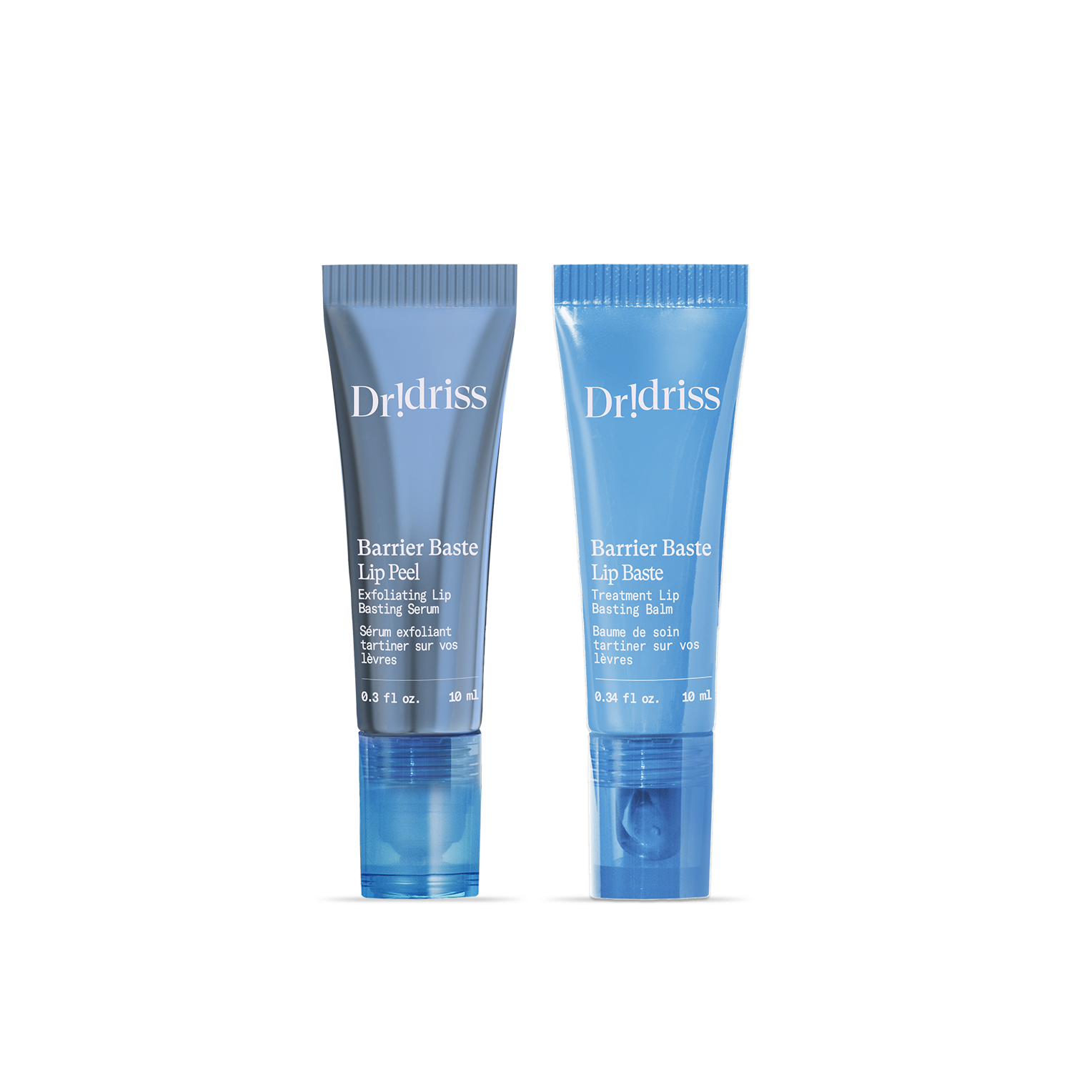 Main shot of the lip duo featuring the lip peel and lip baste