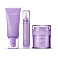 Product shot of the solution system featuring flash mask, hyper serum and active seal