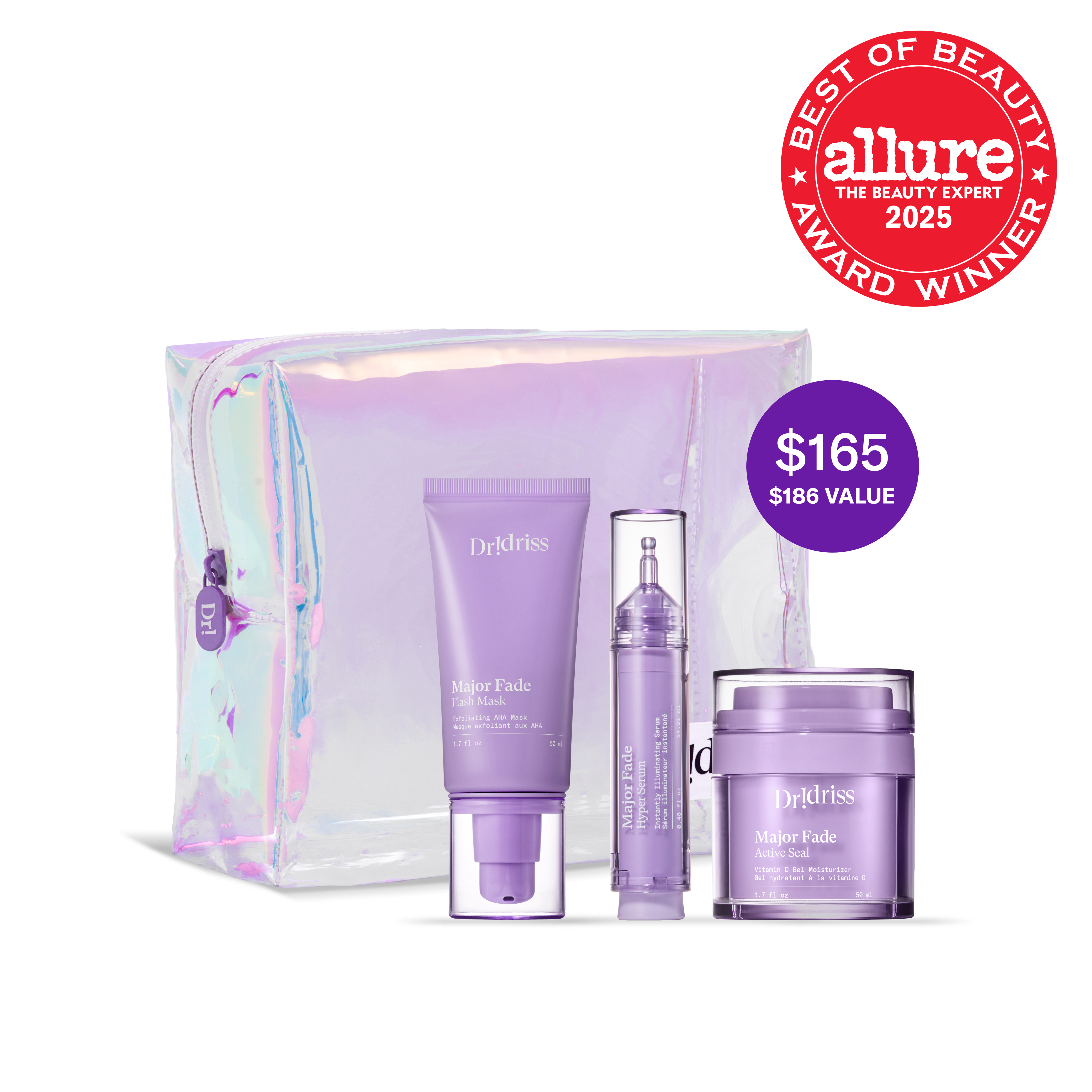 main product shot of the major fade holiday edition set