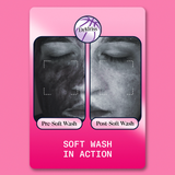 Soft Wash Playing Card Before and After