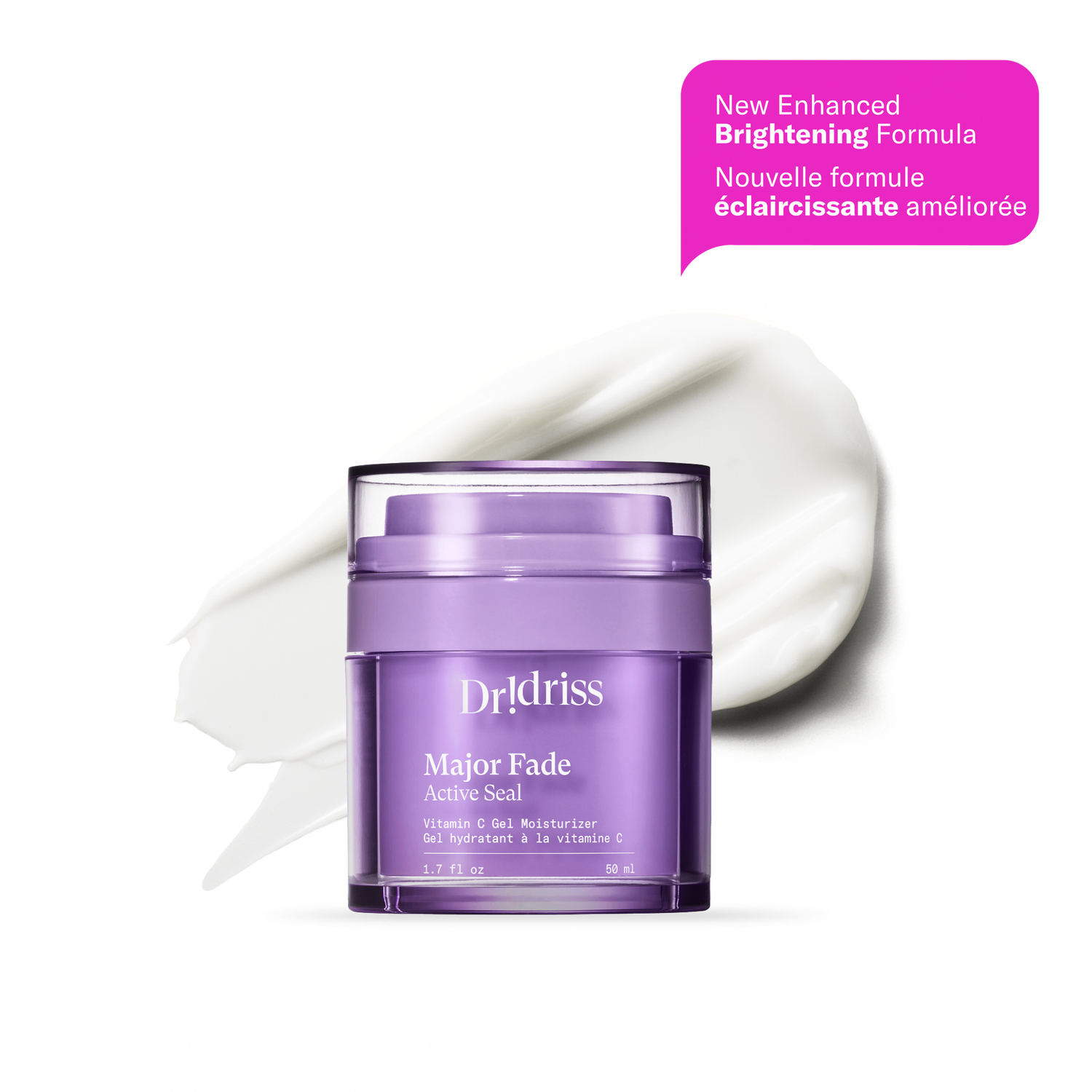 main product shot of Dr. Idriss Major Fade Active Seal's new formulation