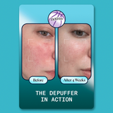 Depuffer Playing Card Before and After