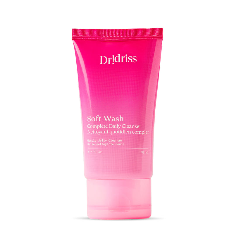 Mini Soft Wash gentle daily cleanser in 50ml size