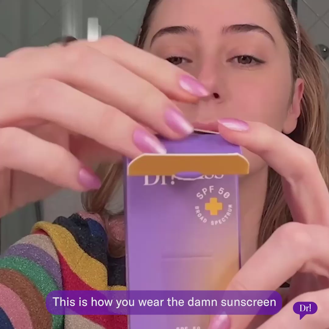 Dr. Shereene Idriss shows us how to wear the damn sunscreen.